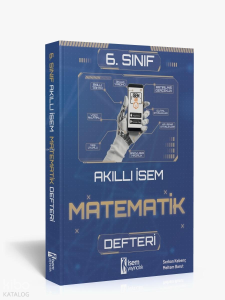 2025 Akıllı İsem 6.Sınıf Matematik Defteri