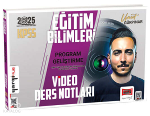 2025 KPSS Eğitim Bilimleri Program Geliştirme Sınıf Yönetimi - Öğretim Teknolojileri ve Materyal Tasarımı Video Ders Notları