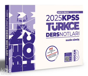Benim Hocam Yayınları KPSS Türkçe Ders Notları