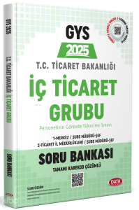 2025 Ticaret Bakanlığı İç Ticaret Grubu Soru Bankası - Karekod Çözümlü