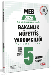 2026 MEB Bakanlık Müfettiş Yardımcılığı 5 Deneme Sınavı - Karekod Çözümlü