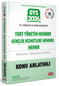 2026 T.C. Gençlik ve Spor Bakanlığı Yurt Yönetim Memuru Gençlik Hizmetleri Memuru Memur Konu Anlatımlı