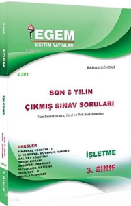 3. Sınıf İşletme Çıkmış Sınav Soruları