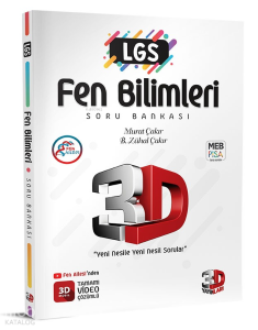 3D LGS Fen Bilimleri Soru Bankası Tamamı Video Çözümlü