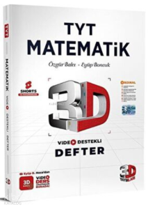 3D Yayınları TYT Matematik Video Destekli Defter