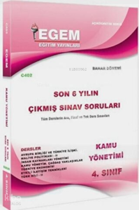 4. Sınıf Kamu Bölümü Çıkmış Sınav Soruları
