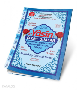 41 Yasin'i Şerif Seçme Dualar Kolay Okunan Bilgisayar Hatlı(Orta Boy,Fihristli)-066