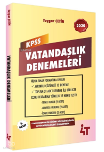 4T Kpss Vatandaşlık Denemeleri