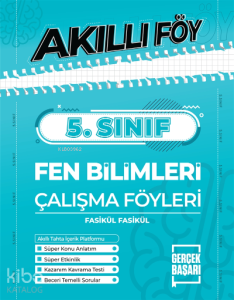 5. Sınıf;Akıllı Föy Fen Bilimleri Çalışma Föyleri Fasikül Fasikül