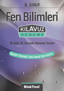 6.Sınıf Bloktest Fen Bilimleri Kılavuz Deneme
