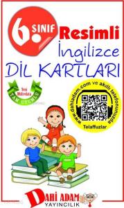 6. Sınıf Resimli İngilizce Dil Kartları