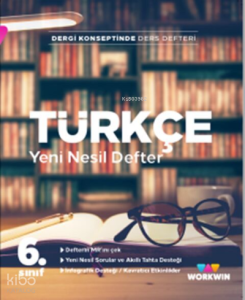 6. Sınıf Türkçe Yeni Nesil Defter Workwin Yayınları