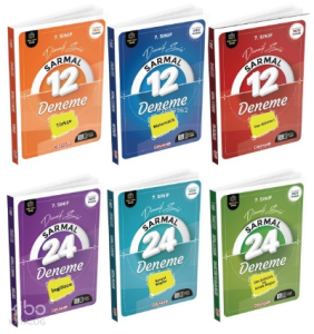 7. Sınıf Branş Sarmal Deneme Set;Türkçe - Matematik - Fen Bilimleri - İngilizce - Din Kültürü ve Ahlak Bilgisi - Sosyal Bilgiler