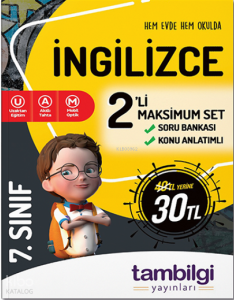 7. Sınıf İngilizce 2'li Doping Set