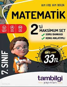 7.Sınıf Matematik 2'li Doping Set Tambilgi Yayınları