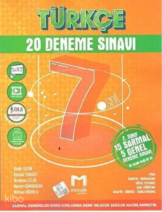 7.Sınıf Mozaik Deneme 20Li Türkçe - 2023