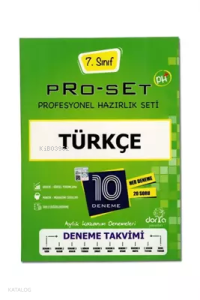 7. Sınıf Pro-Set Türkçe Denemeleri 25 Deneme