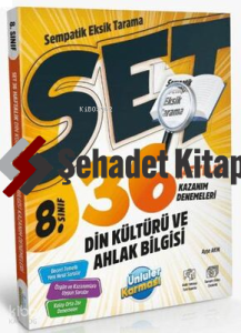 8. Sınıf Din Kültürü ve Ahlak Bilgisi 36 Haftalık Kazanım Denemeleri
