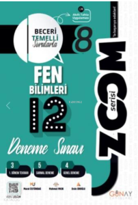 8. Sınıf Fen Bilimleri 12'li Branş Denemeleri
