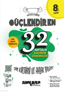 Ankara Yayınları 8.Sınıf Güçlendiren Din Kültürü ve Ahlak Bilgisi