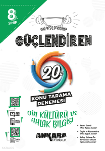 8.⁠ ⁠Sınıf Güçlendiren Din Kültürü ve Ahlak Bilgisi 20'li Konu Tarama Denemesi
