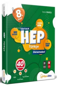 8. Sınıf HEP Türkçe Haftalık Deneme Föyleri