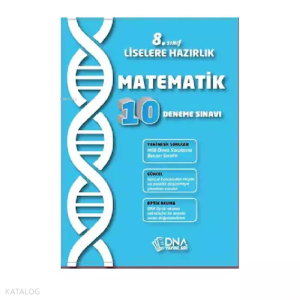 8. Sınıf Liselere Hazırlık Matematik 10 Deneme Sınavı