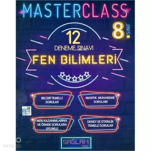 8.Sınıf Master Class Fen Bilimleri 12 Deneme