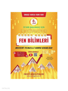 8. Sınıf Omage Motivasyon Fen Bilimleri Soru Bankası