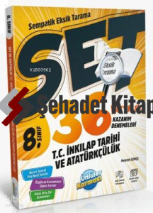 8. Sınıf T.C İnkılap Tarihi ve Atatürkçülük 36 Haftalık Kazanım Denemeleri