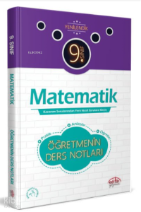 9. Sınıf Matematik Öğretmenin Ders Notları
