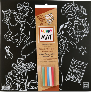 Akademi Çocuk Funny Mat Black (Tebeşirli) - Vahşi Batı