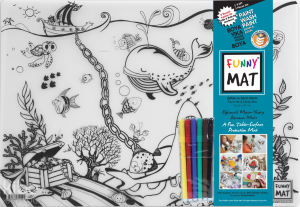 Akademi Çocuk Funny Mat - Çiftlik - Derin Deniz (6'lı Kalem)