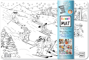 Akademi Çocuk Funny Mat - Kış Tatili