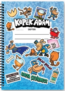 Akademi Çocuk - Funny Mat Köpek Adam Defter