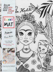 Akademi Çocuk Funny Mat - Pablo Picasso ve Frida Kahlo