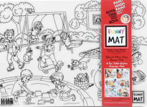 Akademi Çocuk Funny Mat - Prenses ve Oyun Bahçesi