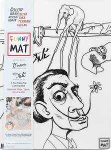 Akademi Çocuk Funny Mat - Vincent Van Gogh ve  Salvador Dali