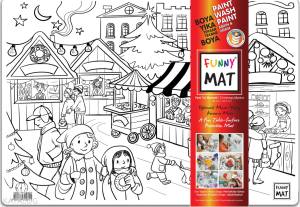 Akademi Çocuk Funny Mat - Yeni Yıl Marketi
