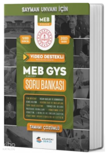 Akademi Denizi MEB Sayman Ünvanı İçin GYS Soru Bankası