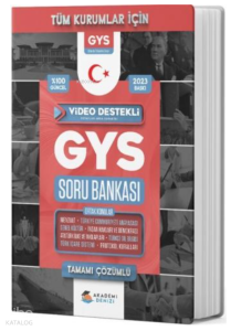 Akademi Denizi Tüm Kurumlar İçin Ortak Konular GYS Soru Bankası