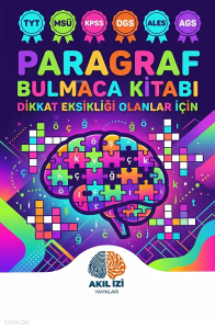 Akıl İzi Yayınları Paragraf Bulmaca Kitabı;Dikkat Eksikliği Olanlar İçin