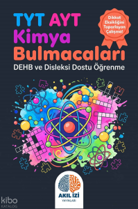 Akıl İzi Yayınları TYT-AYT Kimya Bulmacaları;Dehb ve Disleksi Dostu Öğrenme