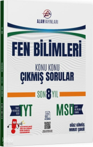 Alan Yayınları TYT MSÜ Fen Bilimleri Konu Konu Çıkmış Sorular Son 8 Yıl