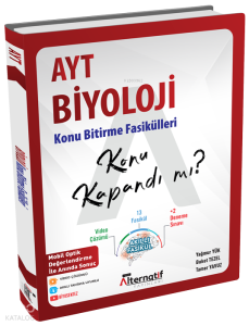 Alternatif Yayınları AYT Biyoloji Konu Bitirme Fasikülleri - Konu Kapandı mı?