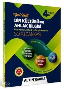 Altın Karma 4.Sınıf Din Kültürü ve Ahlak Bilgisi  Özet Konu Anlatımlı ve Zengin Etkinlikli Soru Bankası -Hepsi Birarada (Özet Konu+Kazanım+Soru+Etkinlik)