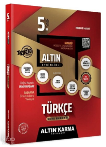 Altın Karma 5.Sınıf Türkçe Altın Etkinlikli Kazanım Soru Bankası