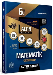 Altın Karma 6. Sınıf Matematik Altın Etkinlikli Kazanım Soru Bankası