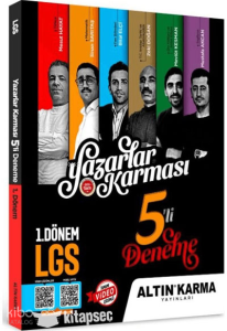 Altınkarma Yayınları Yazarlar Karması  LGS 5'li Genel Deneme Seti