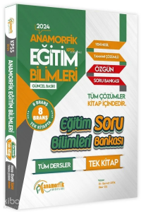 Anamorfik Yayınları KPSS Eğitim Bilimleri Tüm Dersler Tek Kitap Soru Bankası